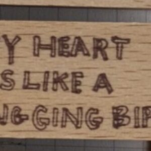 Kurukynki – Nonchalant HOUSE & WORDS My Heart is Like – Stamp