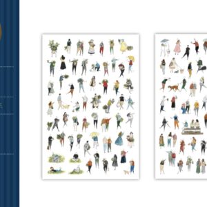 Modaizhi - Market Diary - Print on Stickers