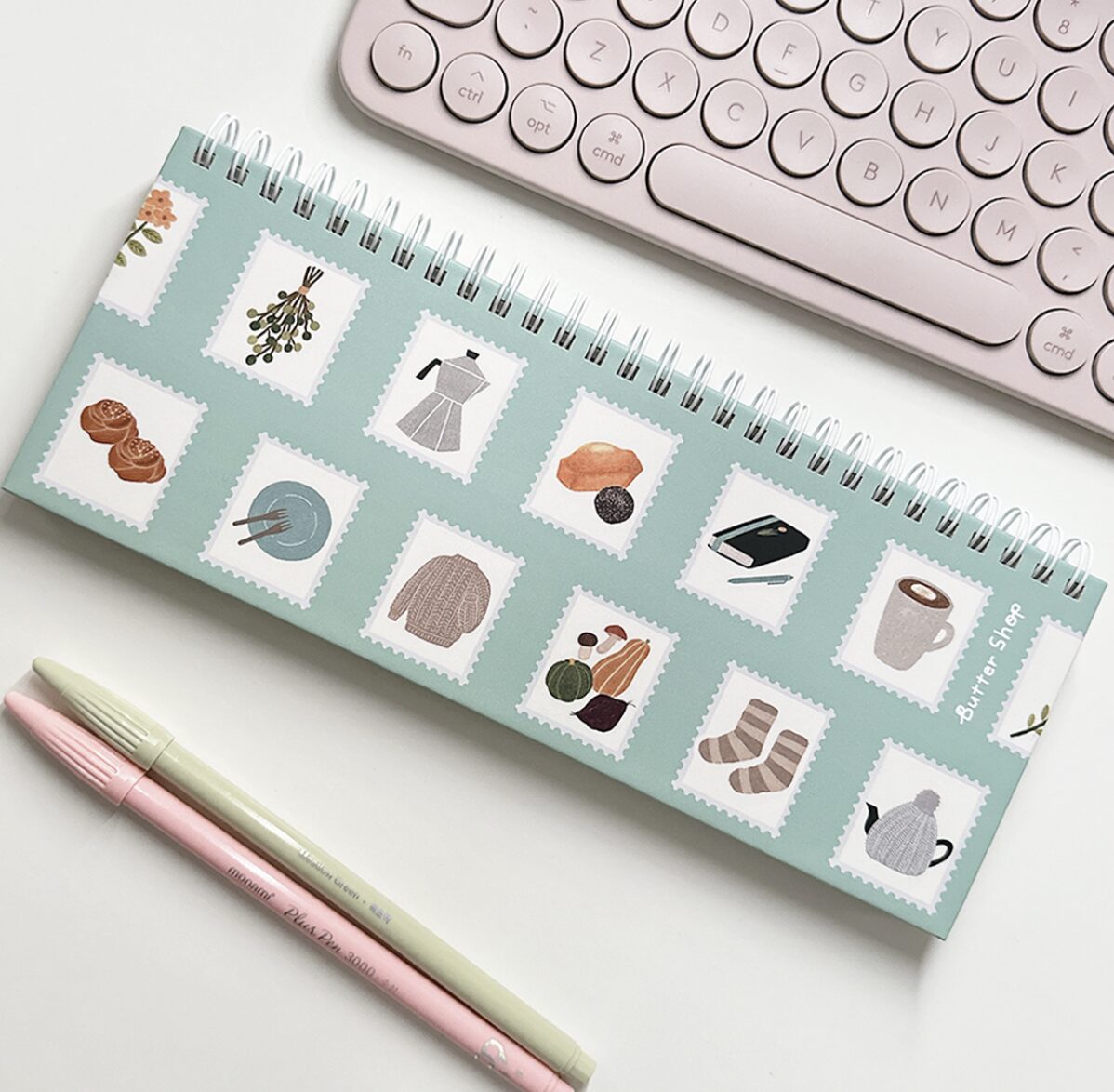 Yuka Butter - Stamp Collection - Undated Weekly Planner