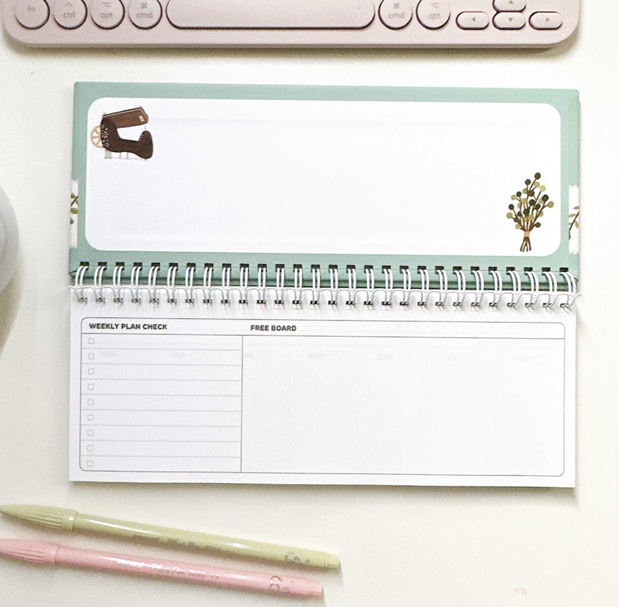 Yuka Butter - Stamp Collection - Undated Weekly Planner