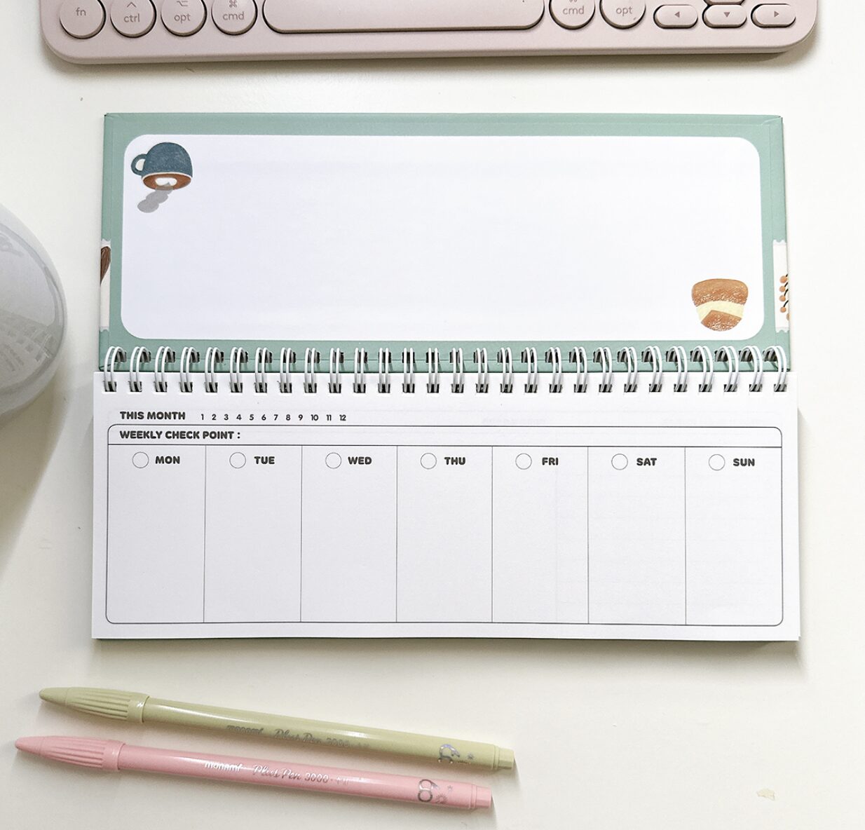 Yuka Butter - Stamp Collection - Undated Weekly Planner
