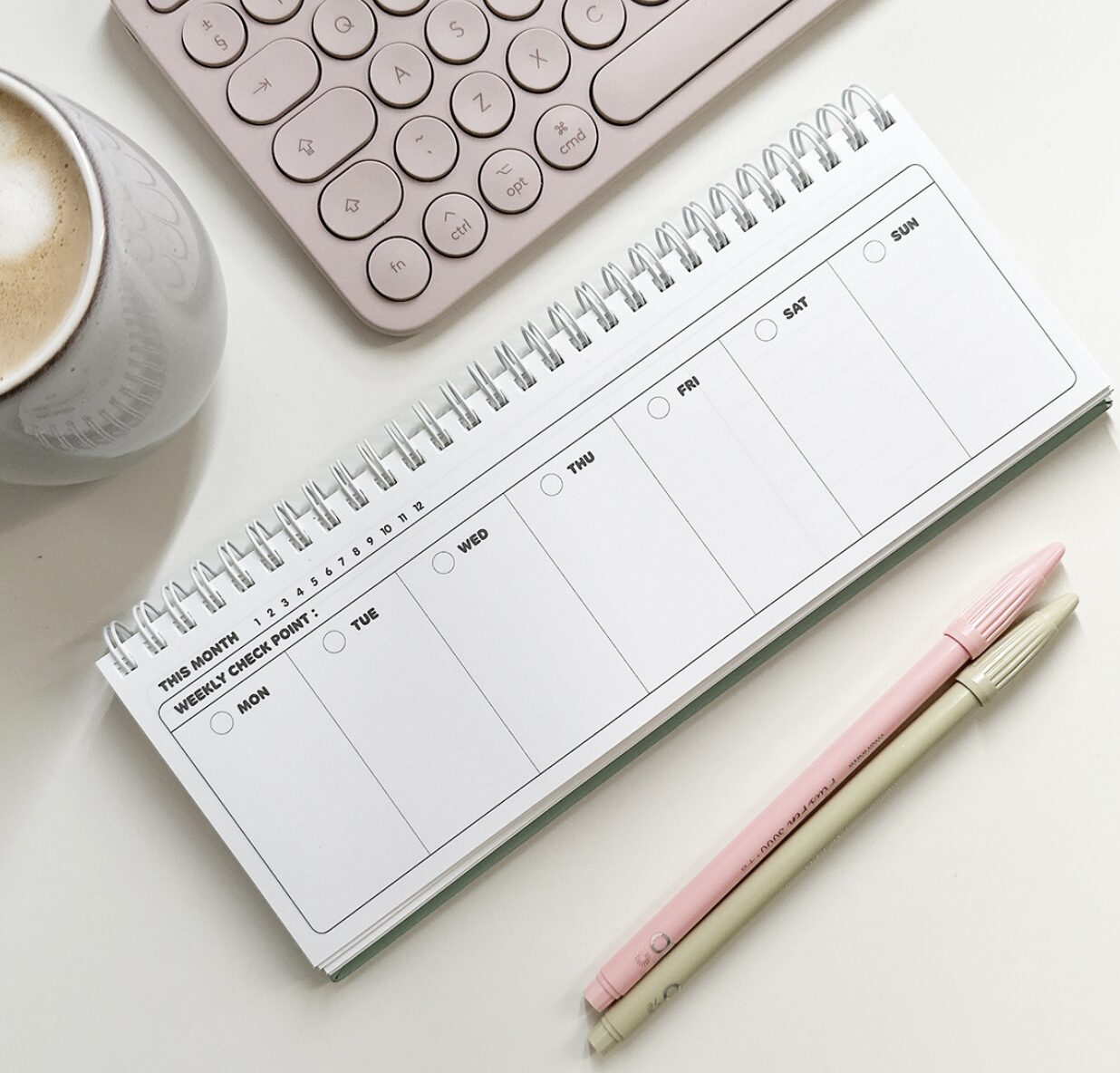 Yuka Butter - Stamp Collection - Undated Weekly Planner