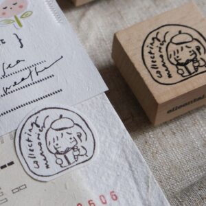 Eileen TAI Studio – Travel Journaling Series – Mini Girl Collecting Memories – Stamp