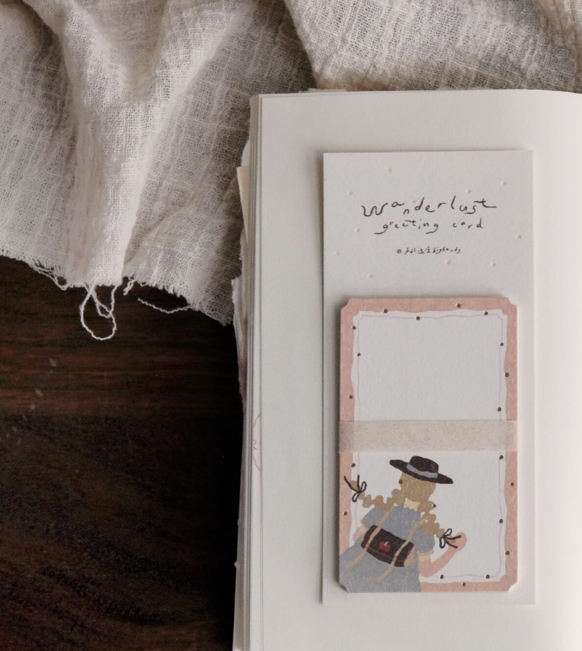 Big Hands - Wanderlust in Dressing - Joyful Land - Greeting Cards