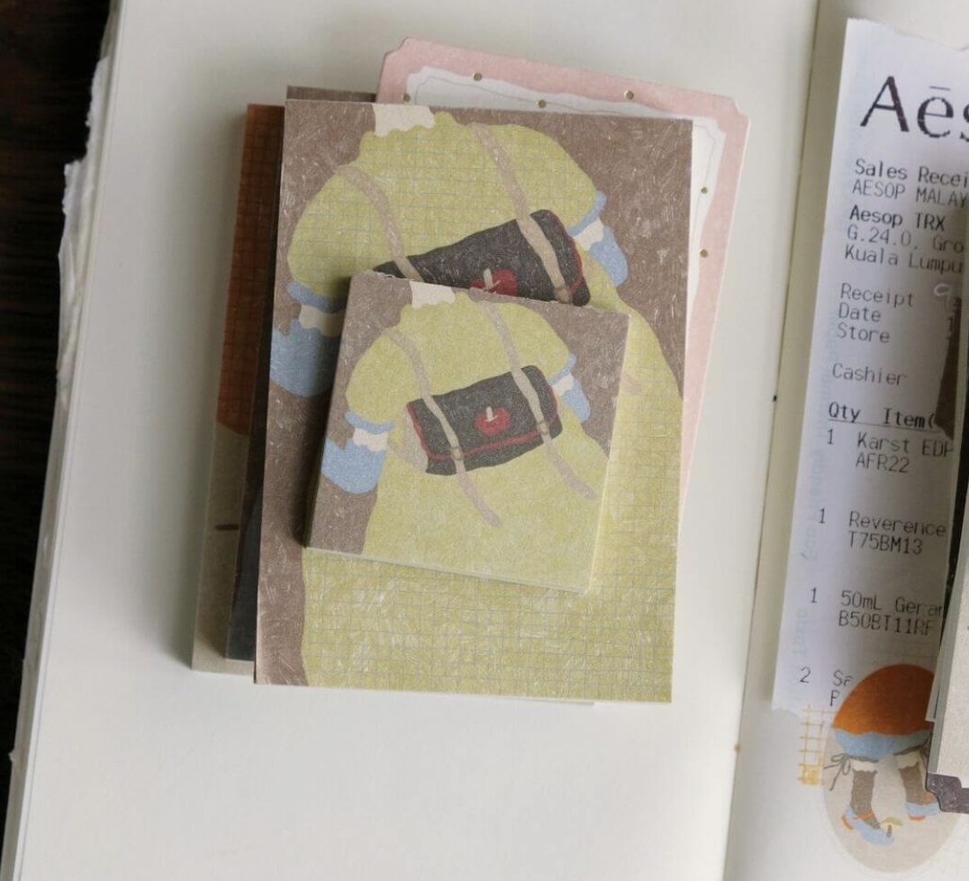 Big Hands - Wanderlust in Dressing - Apple Bag - Memo Pads