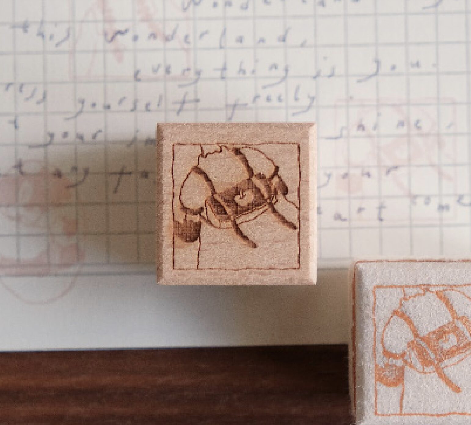 Big Hands - Wanderlust in Dressing - Apple Bag - Stamp