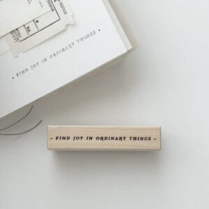 NYRET – Vol. 6 – 24. Find Joy in Ordinary Things – Stamp