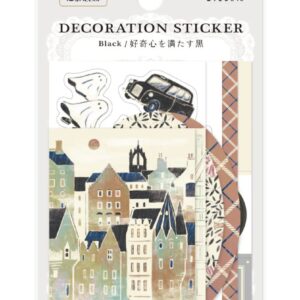 Midori x Yuka Takamaru – BLACK – Decoration Stickers