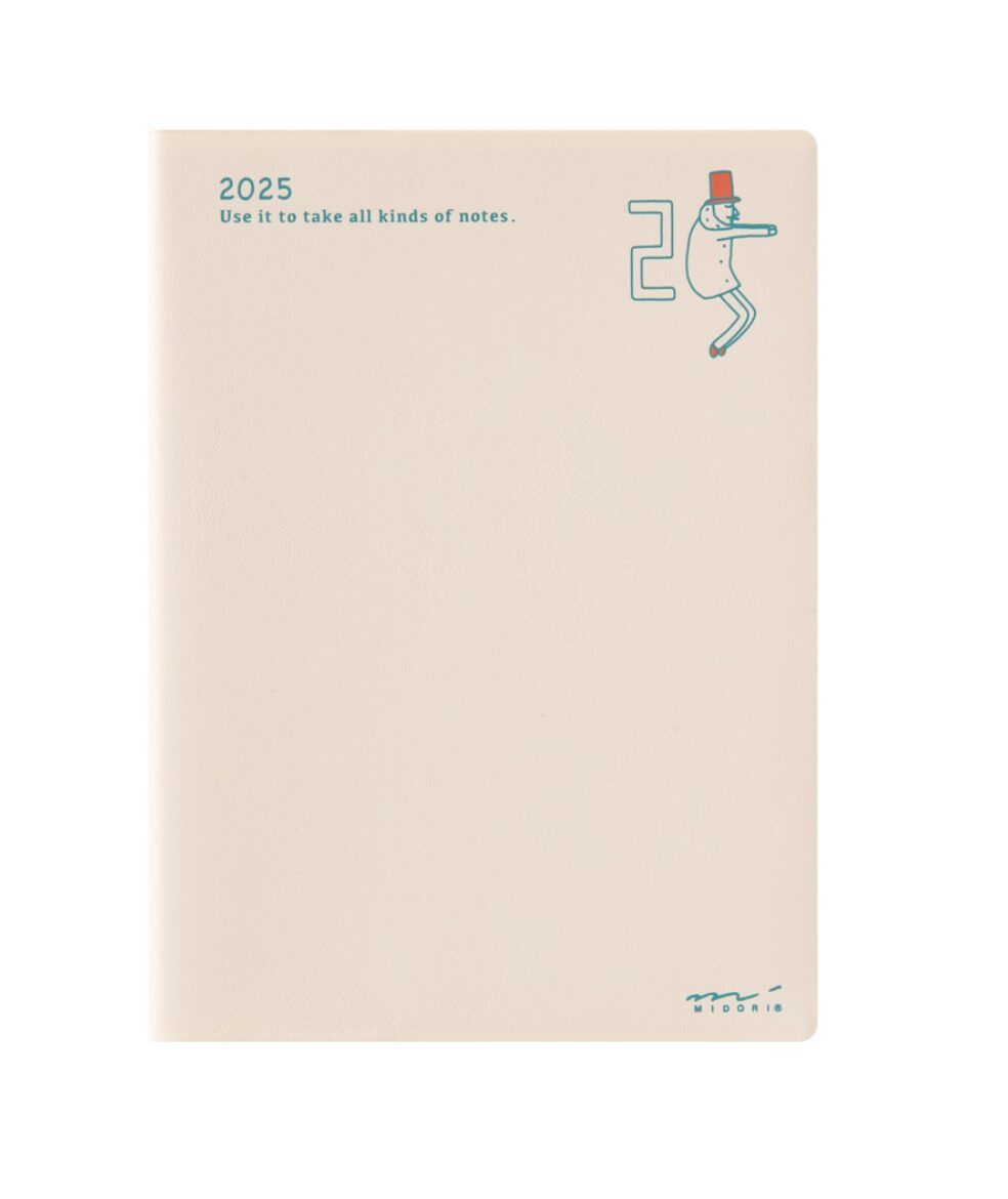 2025 - Midori Pocket Diary A6 Weekly Block - Ojisan