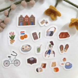 Yuka Butter - Spring in Amsterdam - Washi Sticker Flakes