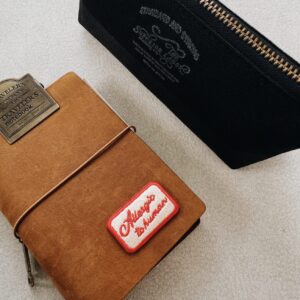 PensPapersPlanner – Allergic to Human RED – Journal Patch