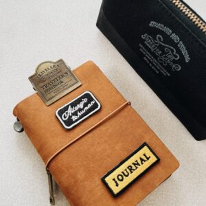 PensPapersPlanner – Allergic to Human BLACK – Journal Patch