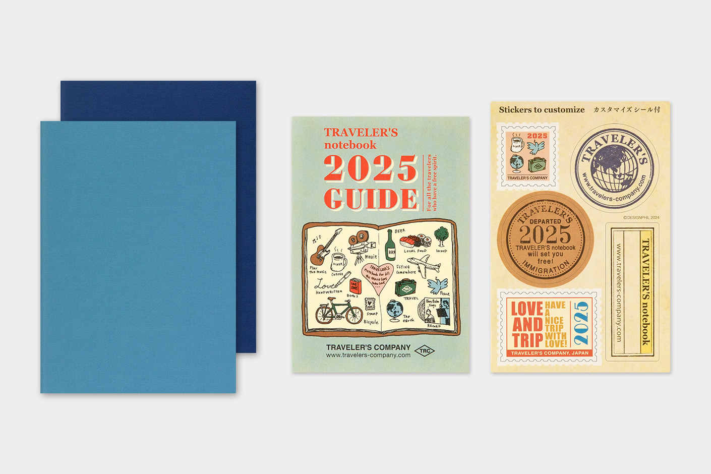 TRC Traveler’s Notebook 2025 - Weekly Diary - Passport Size