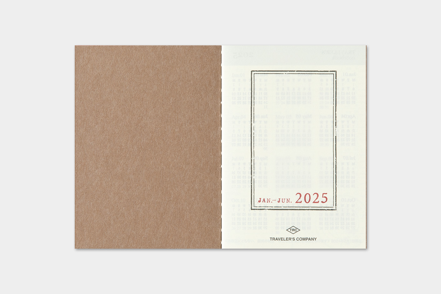TRC Traveler’s Notebook 2025 - Weekly Diary - Passport Size