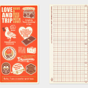 TRC Traveler’s Notebook 2025 – Underlay Plastic Sheet – Regular Size