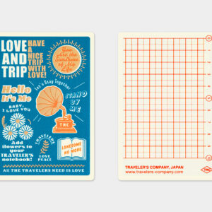 TRC Traveler’s Notebook 2025 – Underlay Plastic Sheet – Passport Size