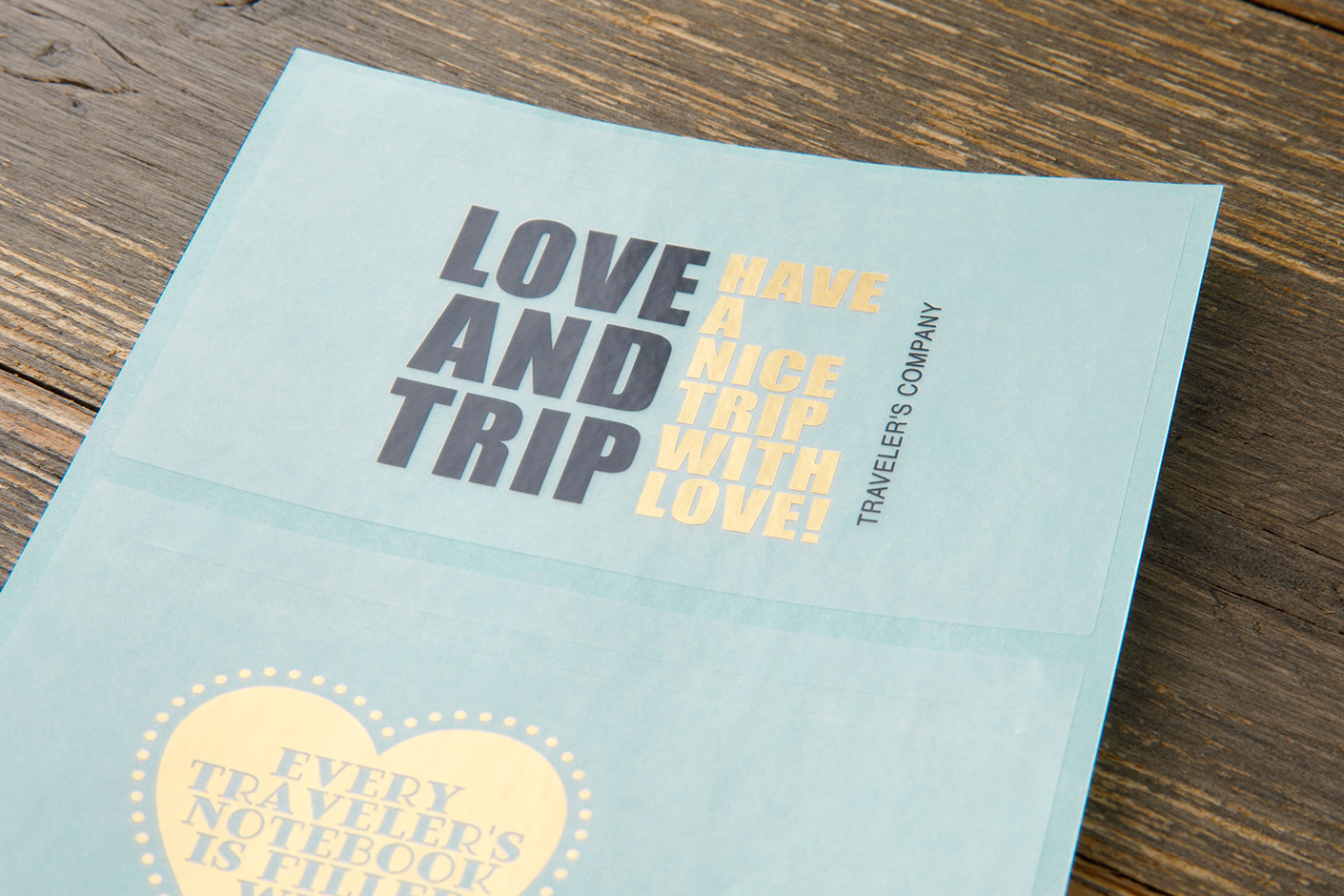 TRC Traveler’s Notebook 2025 - Customized Sticker Set