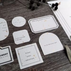 Lucky Deer - Gold Powder Sticker Pack Set (A and B)