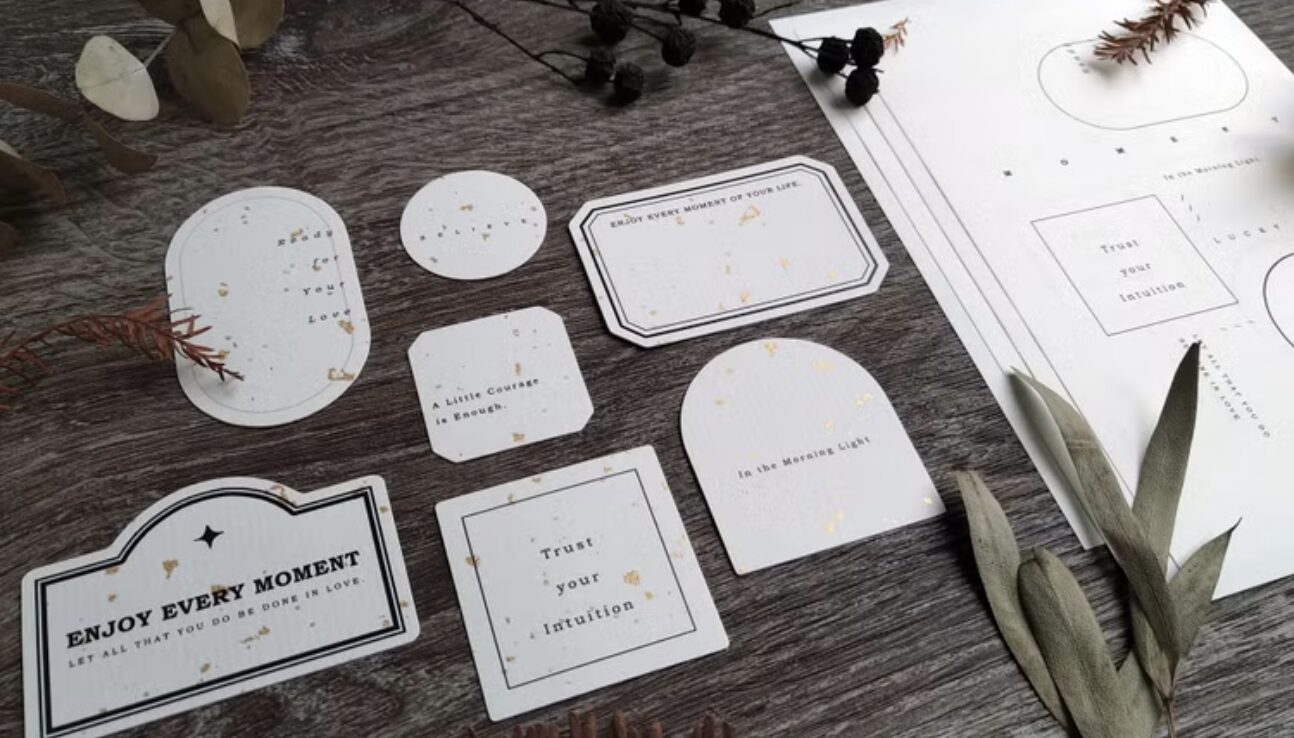 Lucky Deer - Gold Powder Sticker Pack Set (A and B)