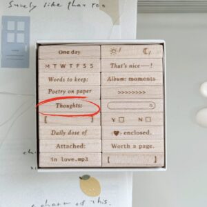 Phavourite.co – Thoughts – 9PT NO. 4 – Tiny Text Stamp