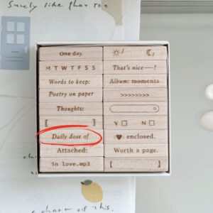 Phavourite.co – Daily Dose of – 9PT NO. 4 – Tiny Text Stamp
