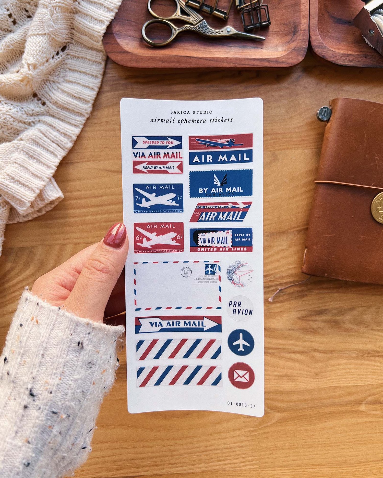Sarica Studio - Airmail Ephemera - Stickers
