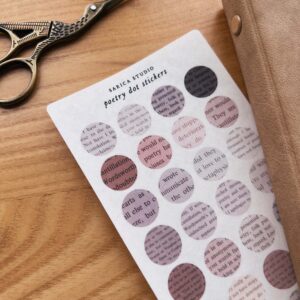 Sarica Studio - Poetry Dot - Sticker
