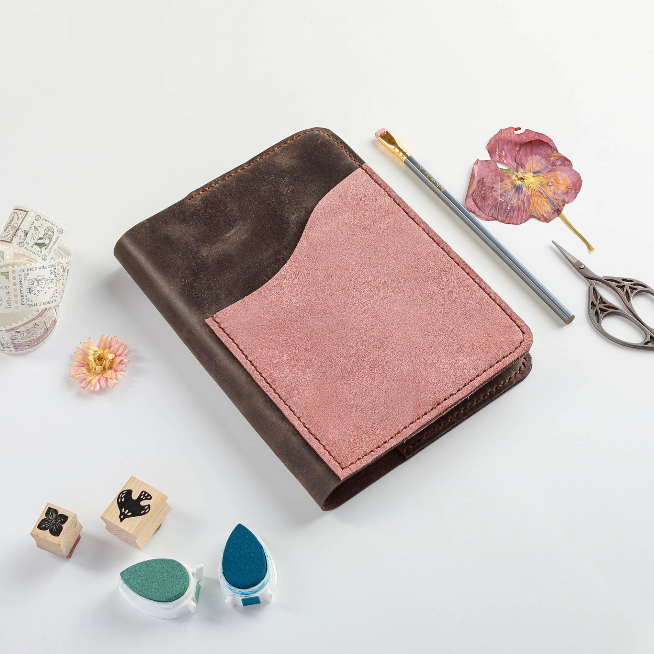 Cafe Analog x Elysian Paper - ARIS - A5 - Custom Leather Cover