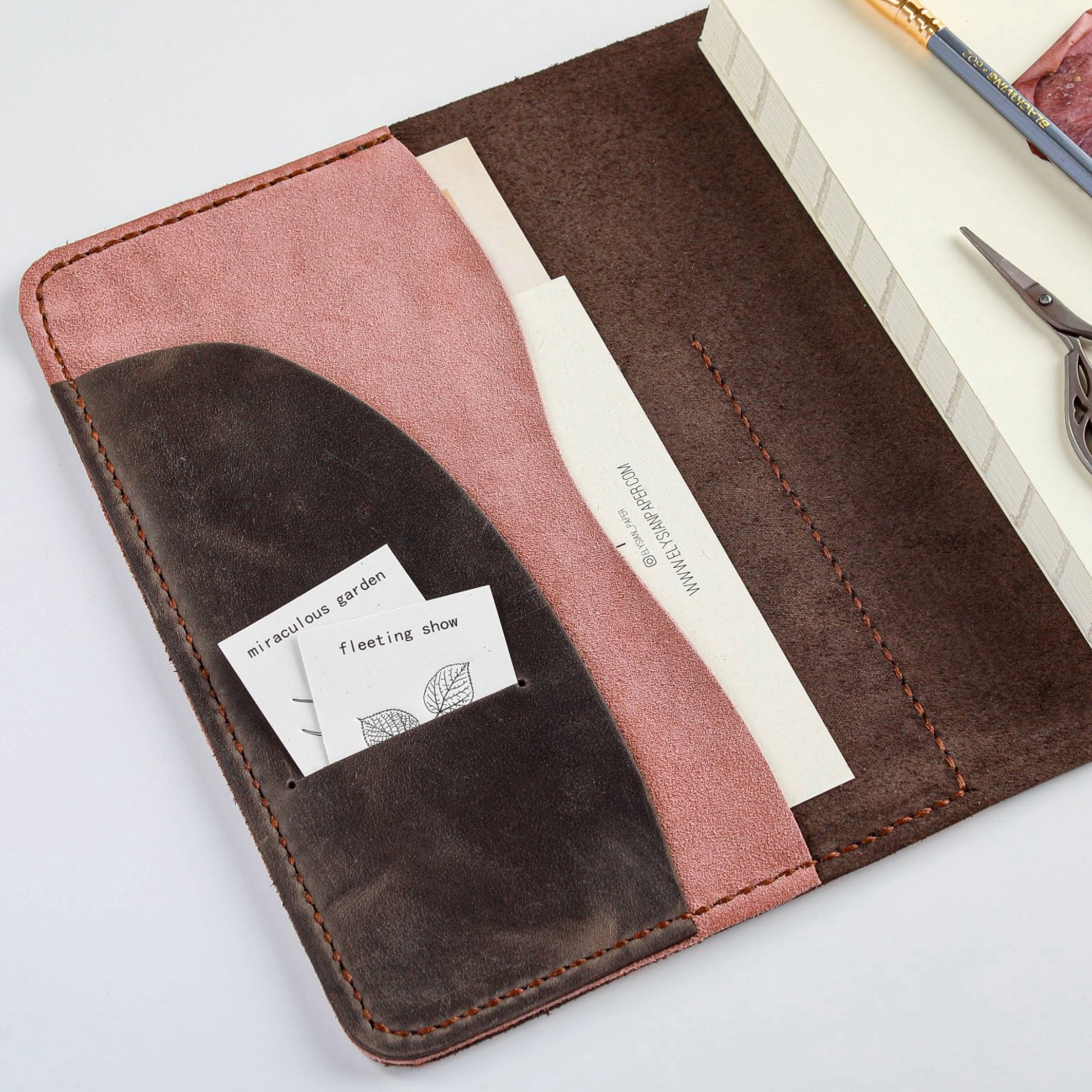 Cafe Analog x Elysian Paper - ARIS - A5 - Custom Leather Cover
