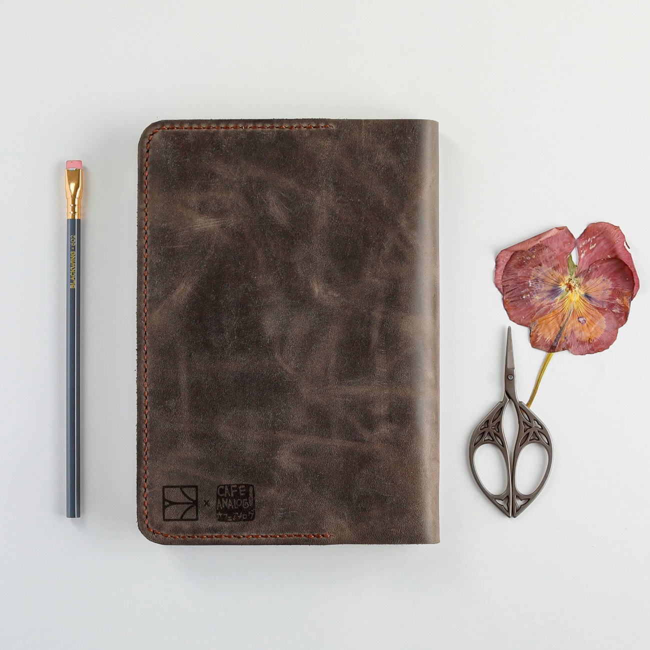 Cafe Analog x Elysian Paper - ARIS - A5 - Custom Leather Cover
