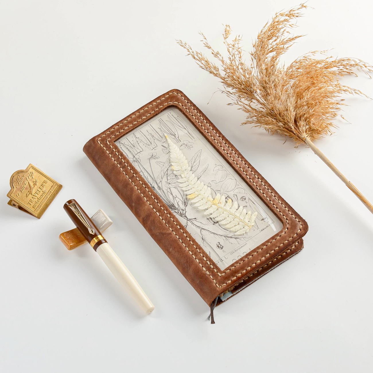 Cafe Analog x Elysian Paper - ARETI - Weeks Size - Custom Leather Cover