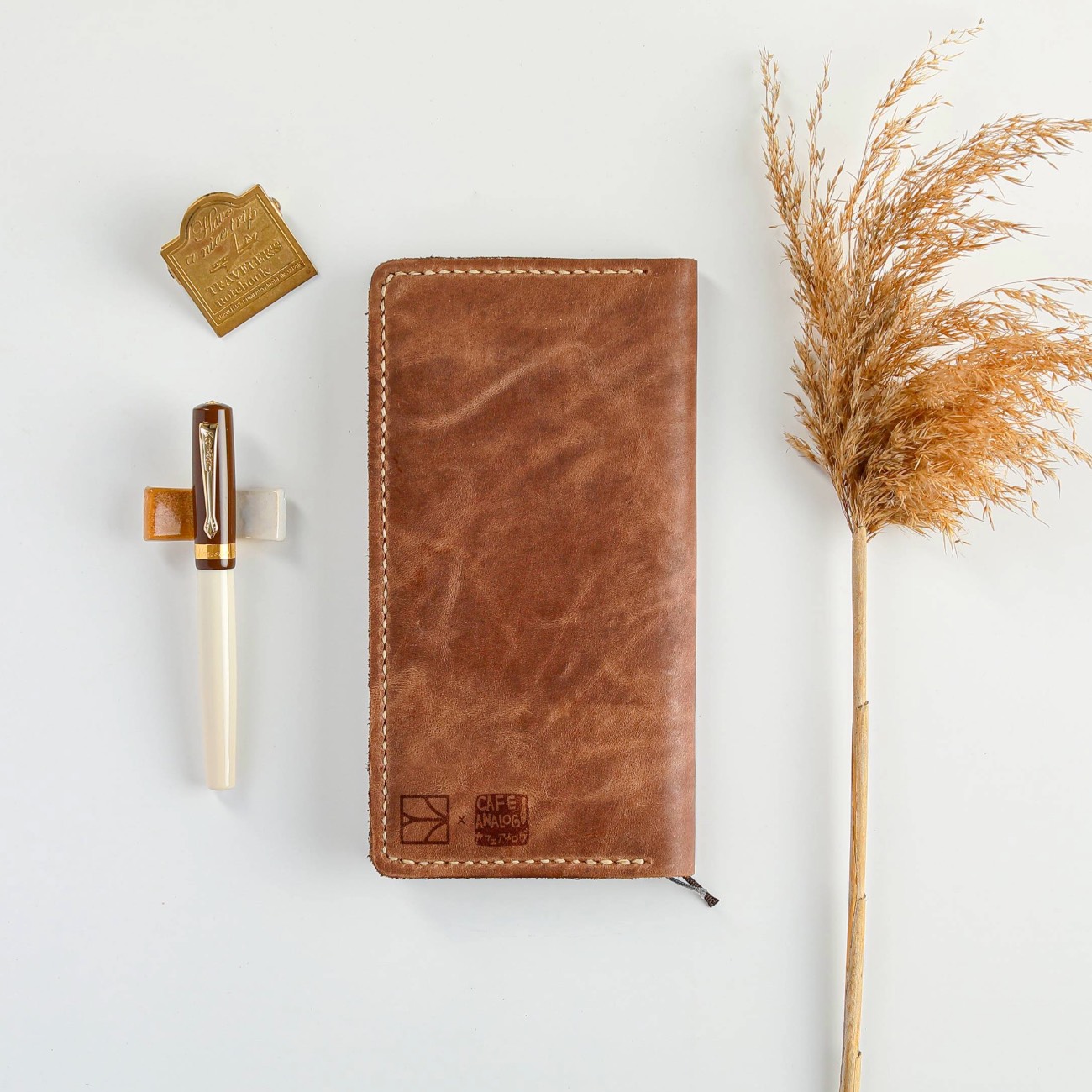 Cafe Analog x Elysian Paper - ARETI - Weeks Size - Custom Leather Cover