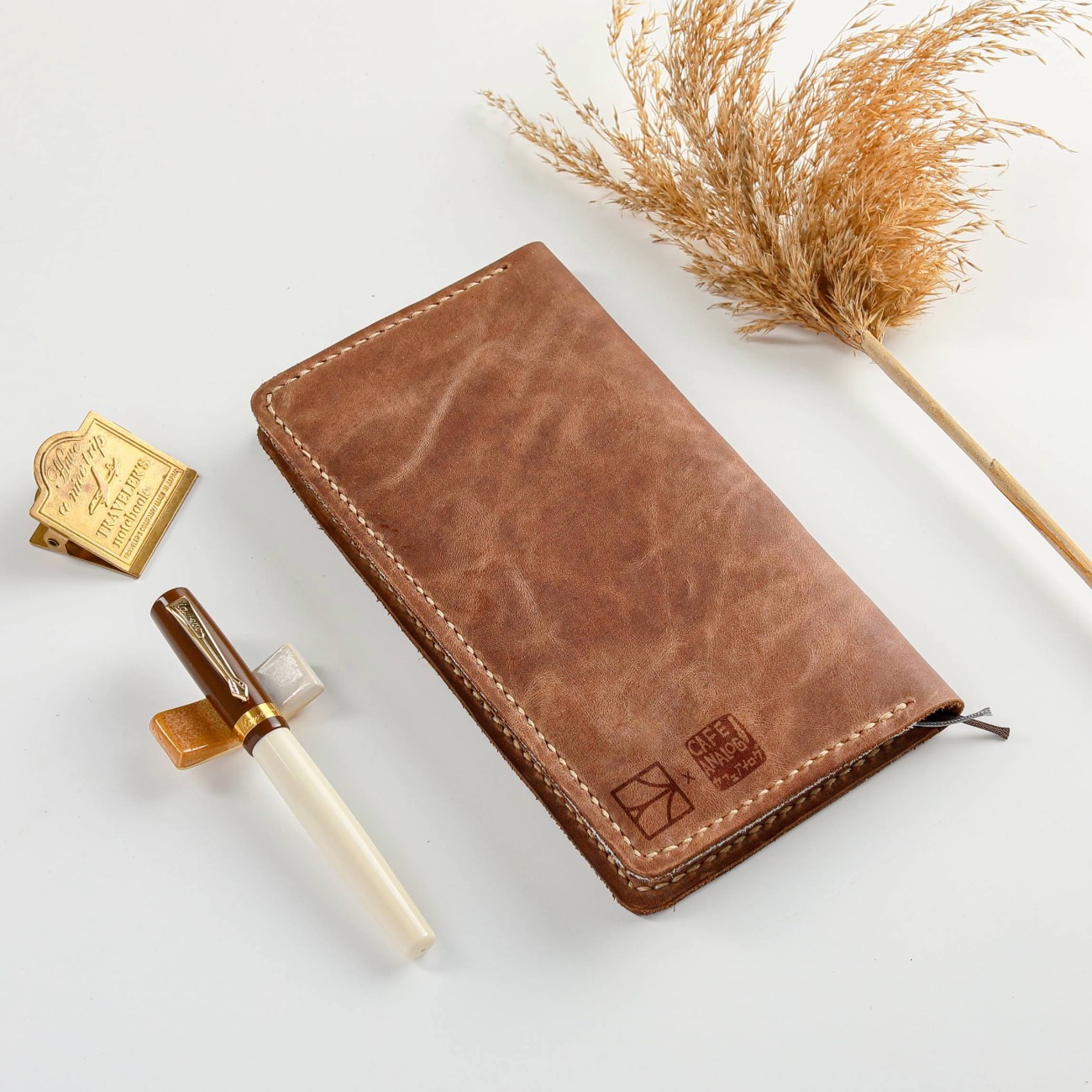 Cafe Analog x Elysian Paper - ARETI - Weeks Size - Custom Leather Cover