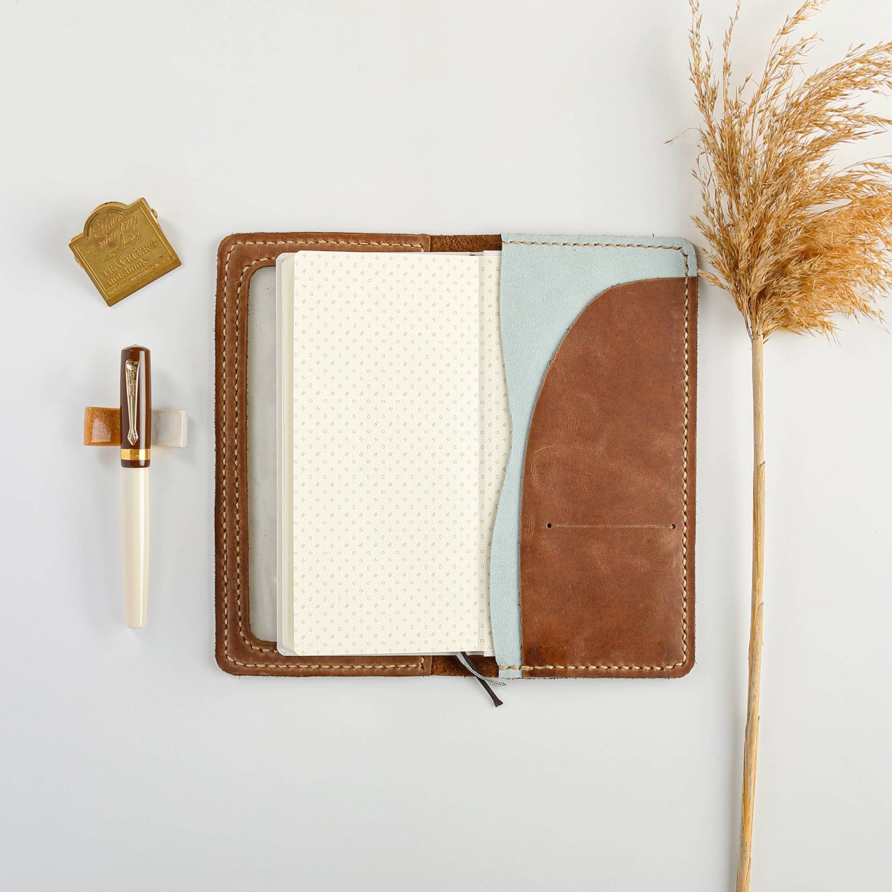 Cafe Analog x Elysian Paper - ARETI - Weeks Size - Custom Leather Cover