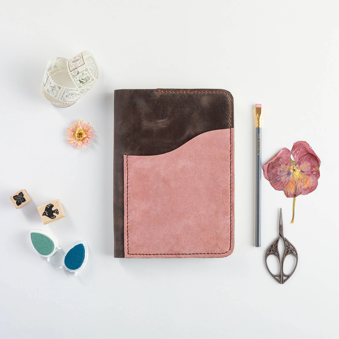 Cafe Analog x Elysian Paper - ARIS - A5 - Custom Leather Cover