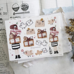 Blackmilk Project – Delivery Girl – Mini PET Stickers