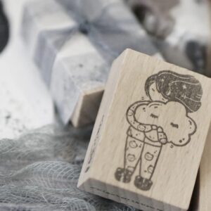 Blackmilk Project – Dream Series – GIRL WITH CLOUD – Stamp