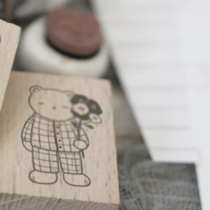 Blackmilk Project – Dream Series – BEAR WITH PYJAMAS – Stamp