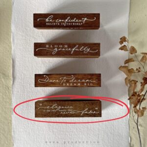 NOVE Production – Vintage Elegance – Elegance Never Fades – Stamp