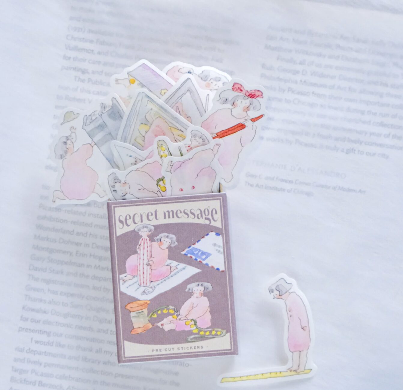 Dodolulu - Secret Message - Matchbox 07 - Sticker Flakes