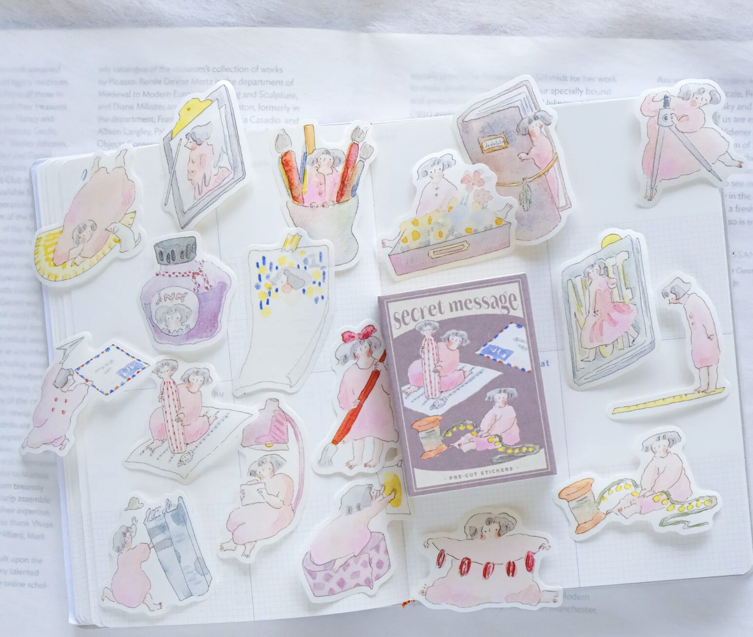 Dodolulu - Secret Message - Matchbox 07 - Sticker Flakes