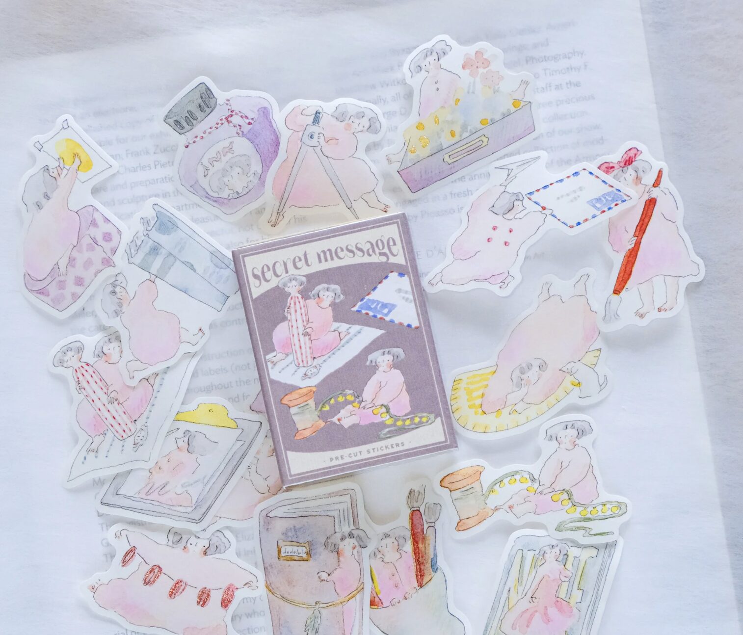 Dodolulu - Secret Message - Matchbox 07 - Sticker Flakes