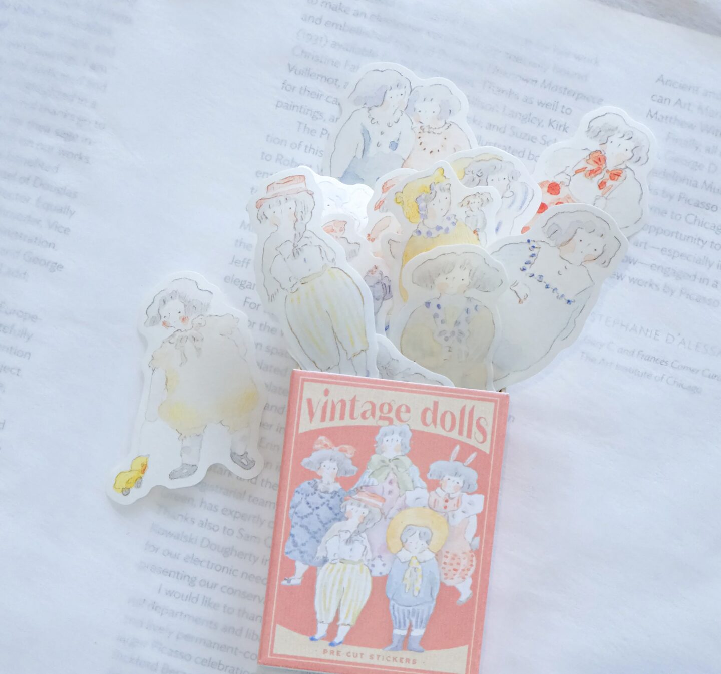 Dodolulu - Vintage Dolls - Matchbox 08 - Sticker Flakes