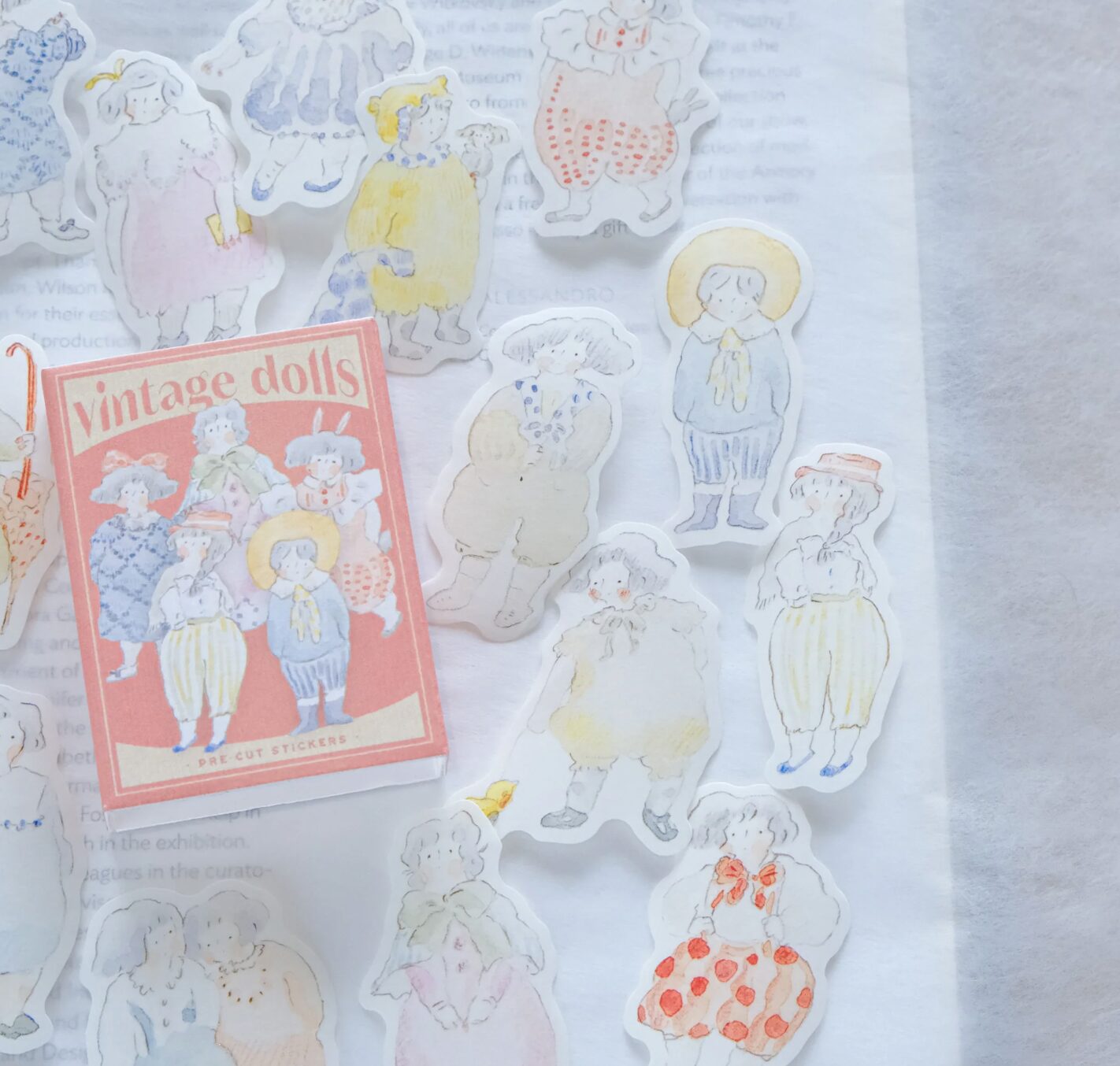 Dodolulu - Vintage Dolls - Matchbox 08 - Sticker Flakes