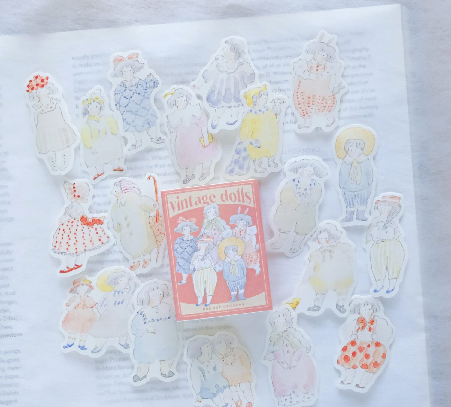 Dodolulu - Vintage Dolls - Matchbox 08 - Sticker Flakes