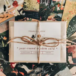 Cafe Analog X Tijana Lukovic – Year-Round Wisdom Card – Postcard Sets