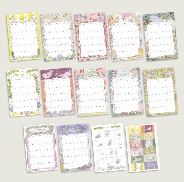 DODOLULU 2025 - Monthly Calendar Stickers