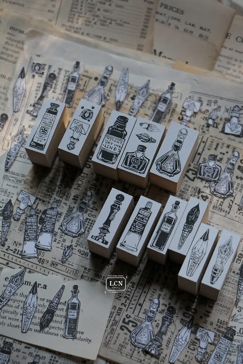 LCN - Lin Chia Ning - On The Desk - Exclusive Stamp Set