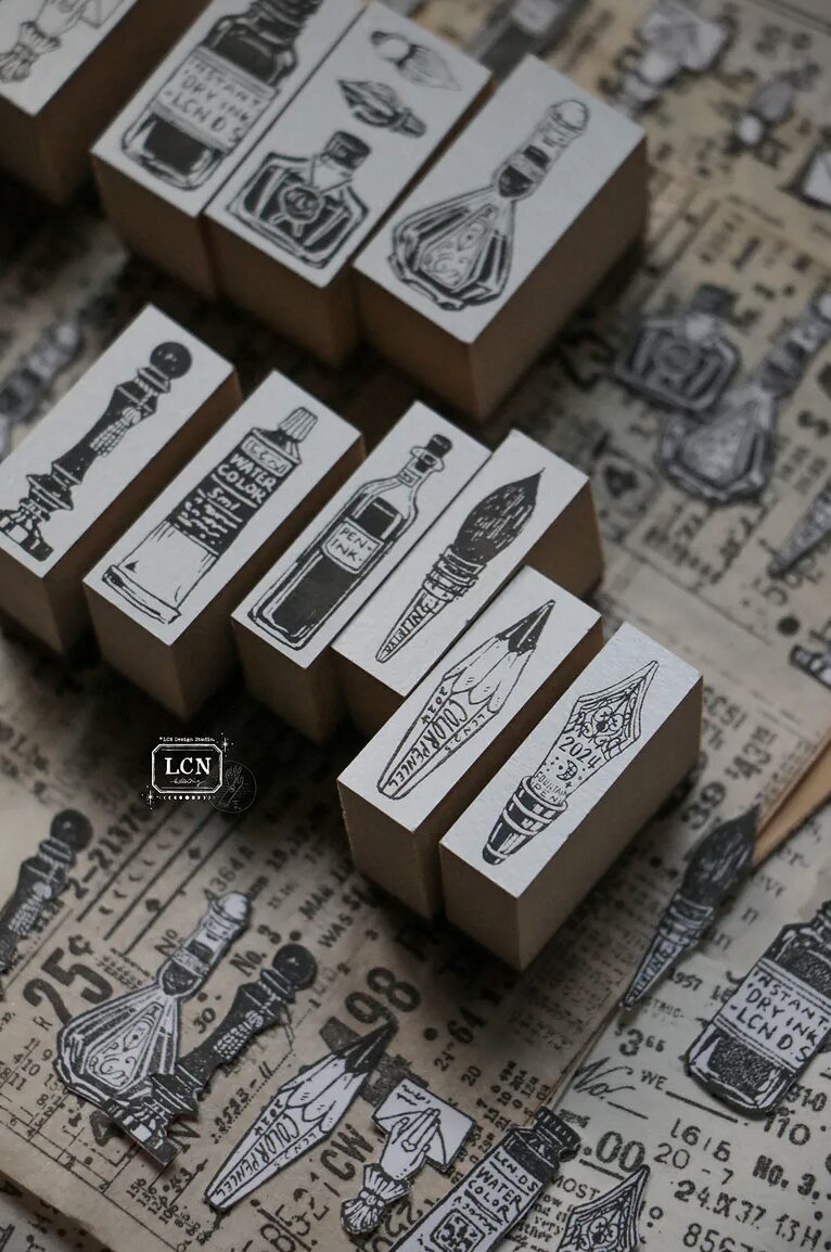 LCN - Lin Chia Ning - On The Desk - Exclusive Stamp Set