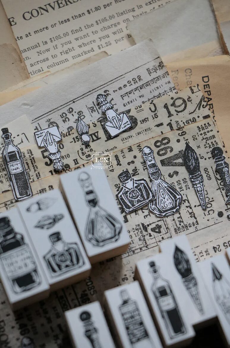 LCN - Lin Chia Ning - On The Desk - Exclusive Stamp Set